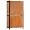 Highboard 100x40x175 cm Solid Acacia Wood