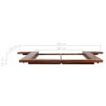 Japanese Style Futon Bed Frame Solid Wood 180×200 cm 7