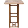 Outdoor Bar Table Acacia Wood
