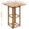 Outdoor Bar Table Acacia Wood
