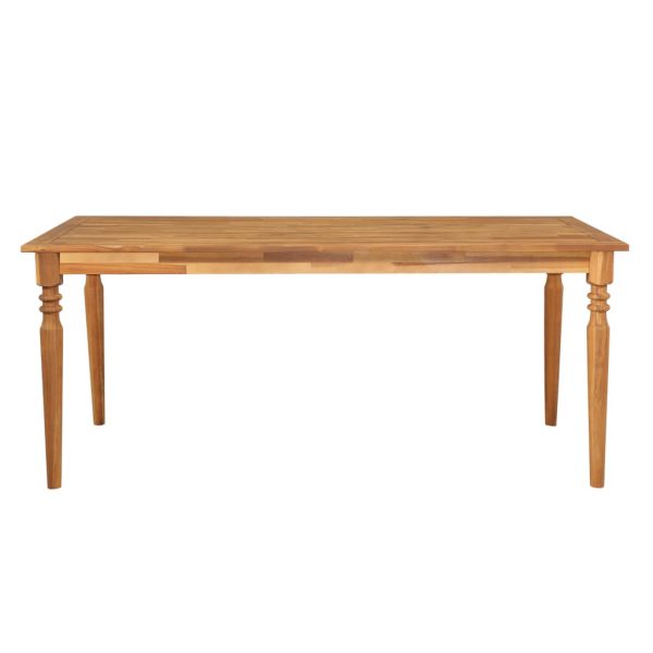 Outdoor Dining Table 170X90X75 Cm Solid Acacia Wood