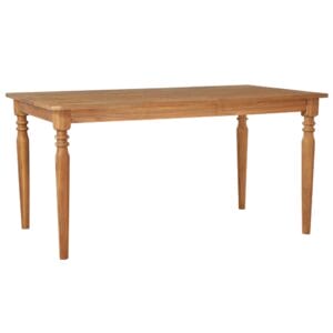 Outdoor Dining Table Solid Acacia Wood 150x90x75 cm