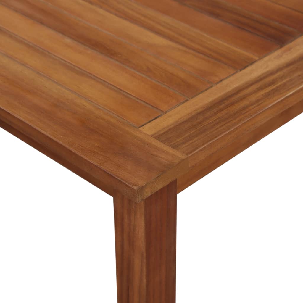 Outdoor Dining Table Solid Acacia Wood 200x90x74cm