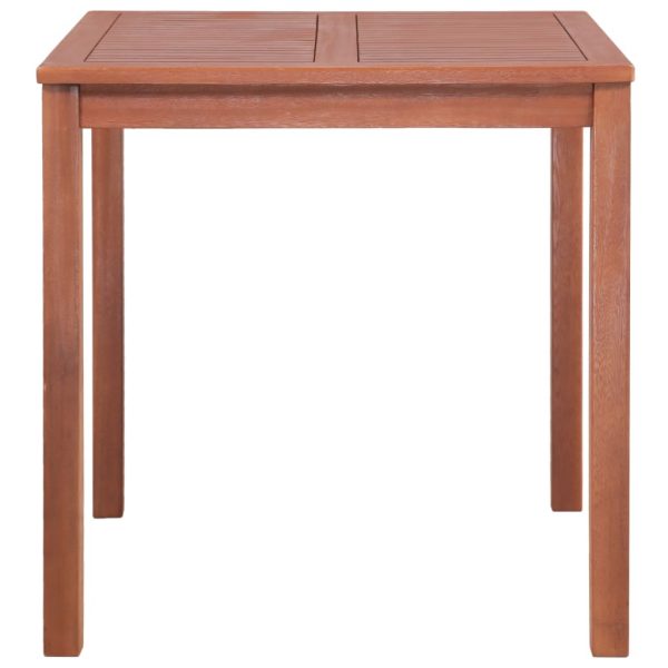 Outdoor Dining Table Solid Acacia Wood Square 80X80X74 Cm