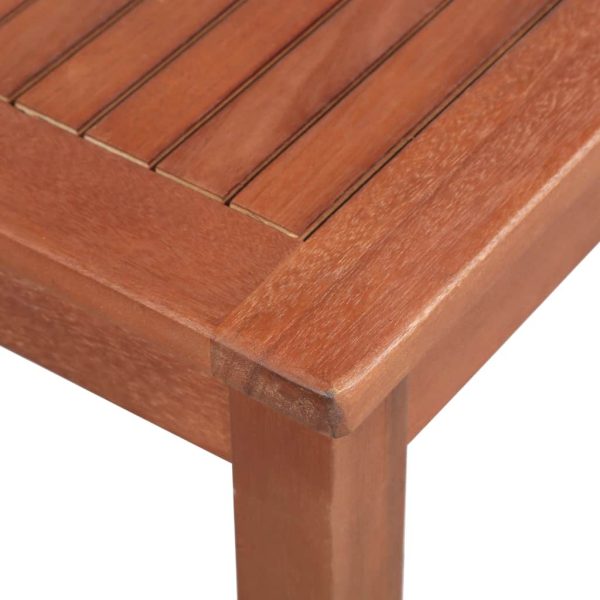 Outdoor Dining Table Solid Acacia Wood Square 80X80X74 Cm