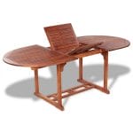 Outdoor Extendable Dining Table Acacia Wood 1