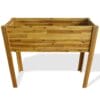 Raised Garden Planter Solid Acacia Wood