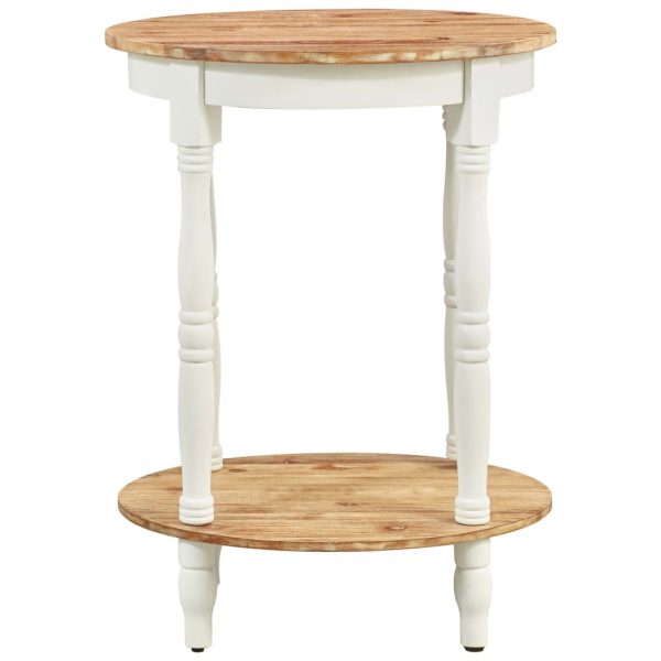 Side Table 50X40X66 Cm Solid Acacia Wood