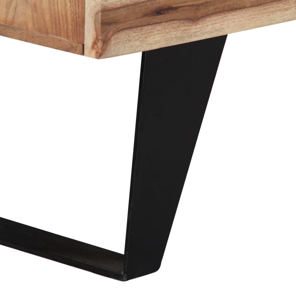 Sideboard 150x40x79 cm Solid Acacia Wood