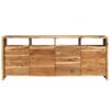 Sideboard Solid Acacia Wood Live Edges 180x43x77 cm