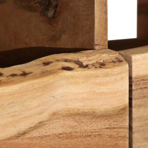 Sideboard Solid Acacia Wood Live Edges 180x43x77 cm