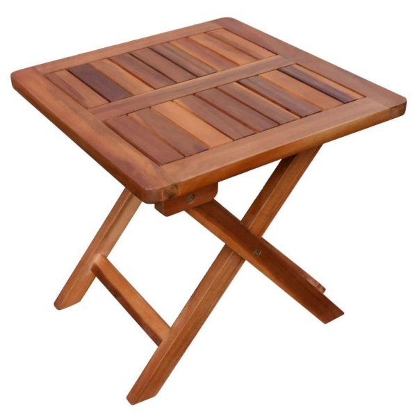 Sun Loungers 2 Pcs With Table Solid Acacia Wood