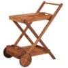 Tea Trolley Solid Acacia Wood