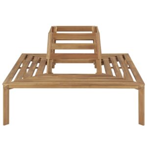 Tree Bench 140x140x86 cm Solid Acacia Wood