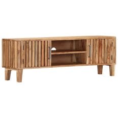 TV Cabinet 130x30x45 cm Solid Acacia Wood