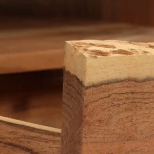 TV Cabinet Solid Acacia Wood Live Edges 120x35x40 cm