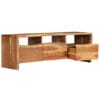 TV Cabinet Solid Acacia Wood Live Edges 120x35x40 cm