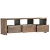 TV Cabinet Solid Acacia Wood Live Edges 120x35x40 cm