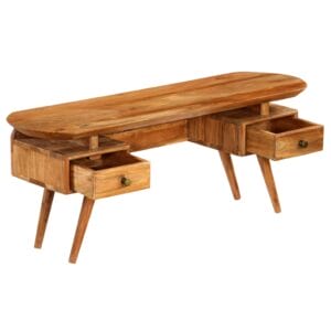 TV Stand Solid Acacia Wood 115x35x46 cm