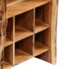 Wine Rack Solid Acacia Wood Live Edges 40x40x110 cm