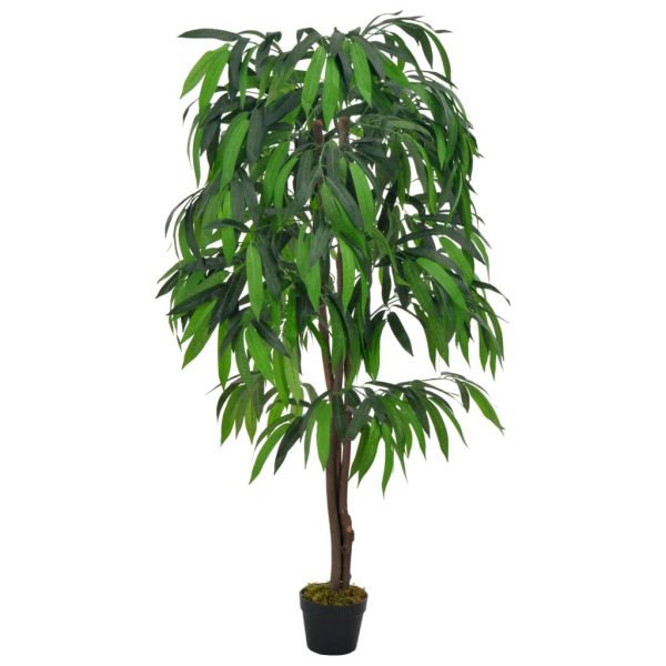 Artificial Plant Mango Tree With Pot Green 140 Cm
