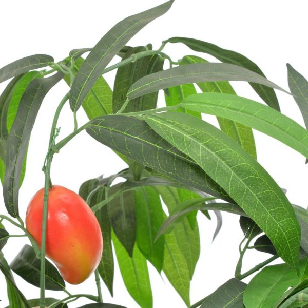 Artificial Plant Mango Tree With Pot Green 150 Cm