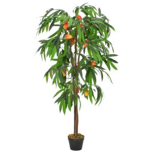 Artificial Plant Mango Tree with Pot Green 150 cm