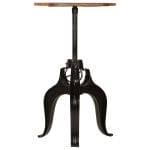 Bar Table Solid Reclaimed Wood 60x(76-110) cm 2