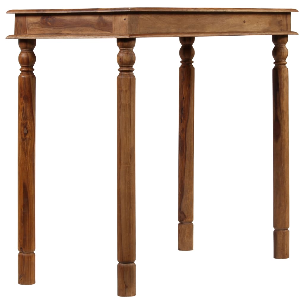 Bar Table Solid Sheesham Wood 120x60x77 cm