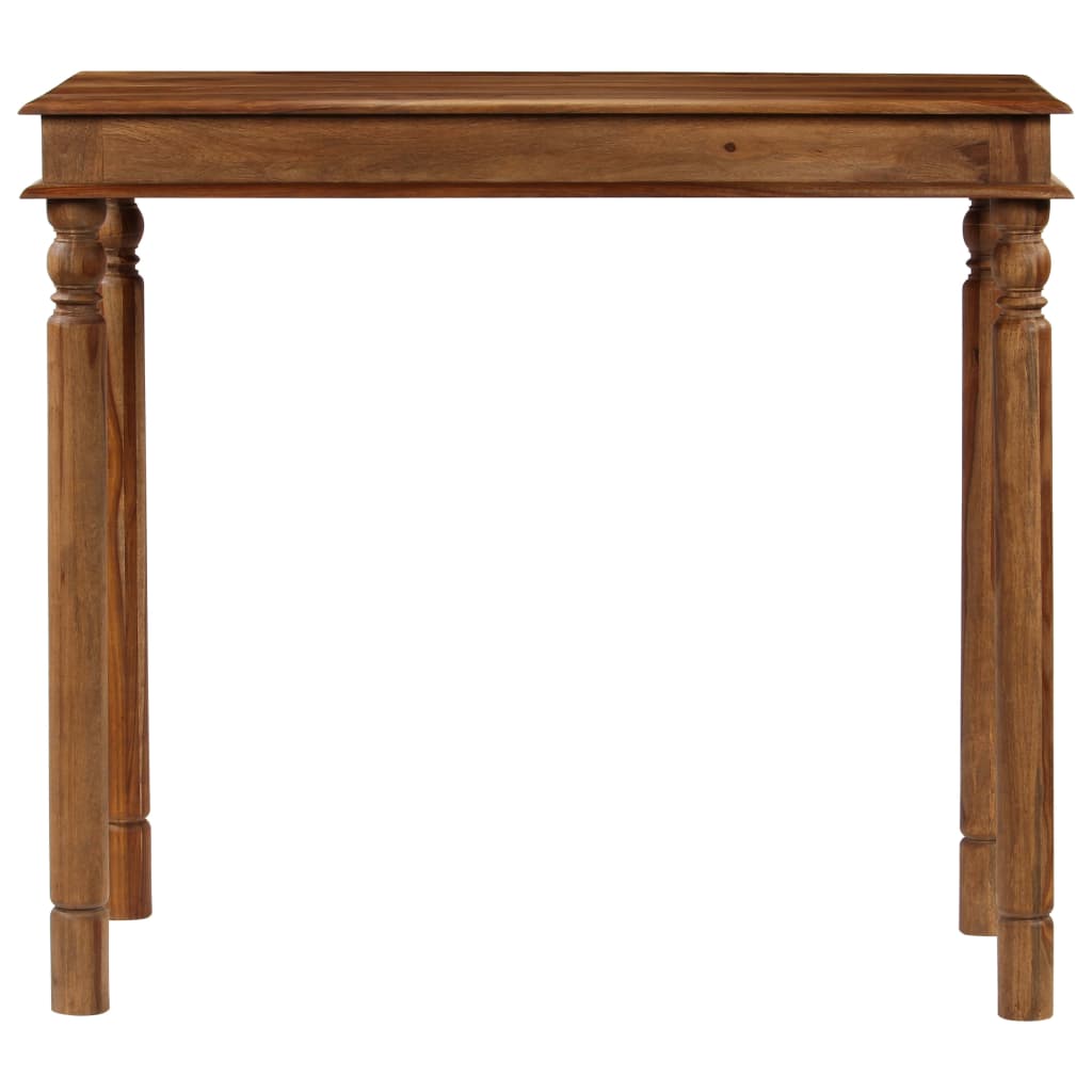Bar Table Solid Sheesham Wood 120x60x77 cm