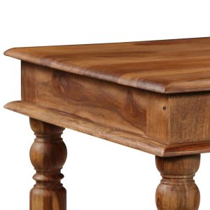 Bar Table Solid Sheesham Wood 120x60x77 cm