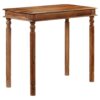 Bar Table Solid Sheesham Wood 120x60x77 cm