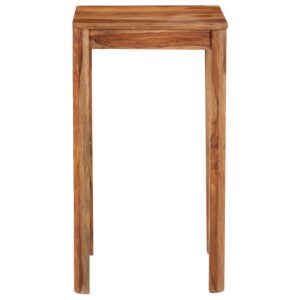 Bar Table Solid Sheesham Wood 60x60x107 cm