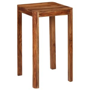 Bar Table Solid Sheesham Wood 60x60x107 cm
