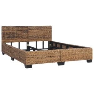Bed Frame Natural Rattan 140x200 cm