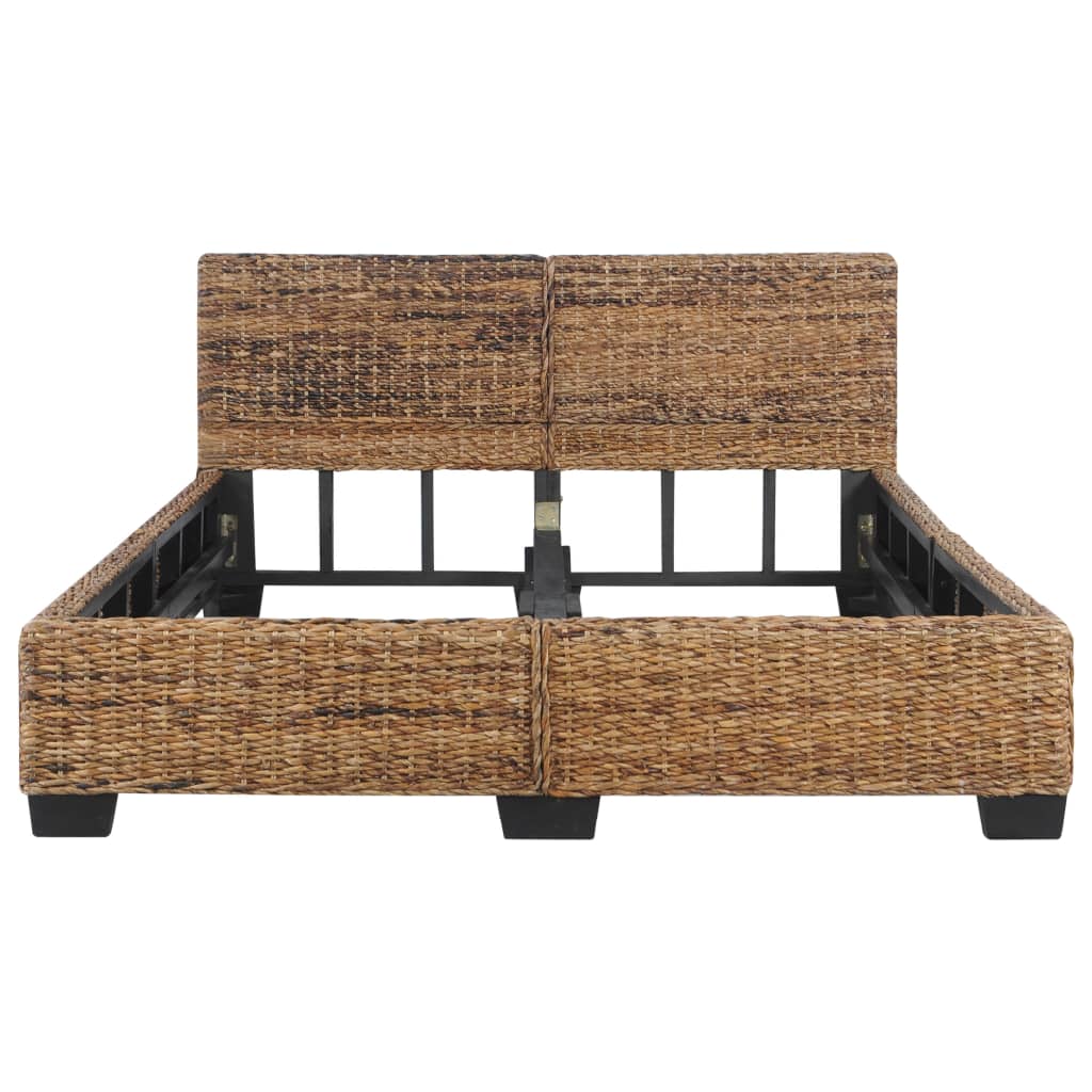 Bed Frame Natural Rattan 140x200 cm