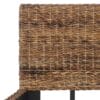 Bed Frame Natural Rattan 140x200 cm