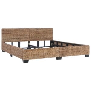 Bed Frame Natural Rattan 180x200 cm