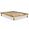 Bed Frame Rough Mango Wood 140x200 cm