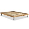 Bed Frame Rough Mango Wood 140x200 cm
