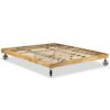 Bed Frame Rough Mango Wood 180x200 cm