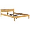 Bed Frame Solid Mango Wood 140x200 cm