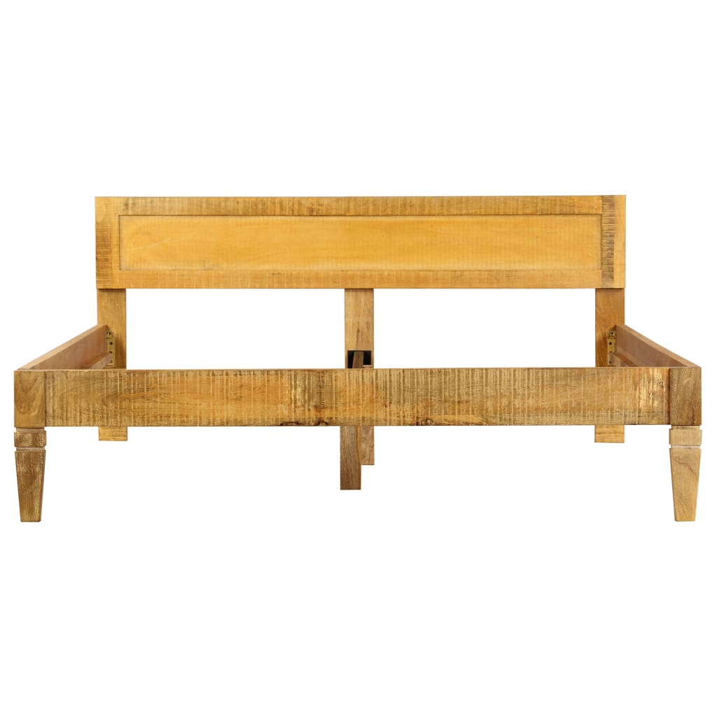 Bed Frame Solid Mango Wood 140x200 cm