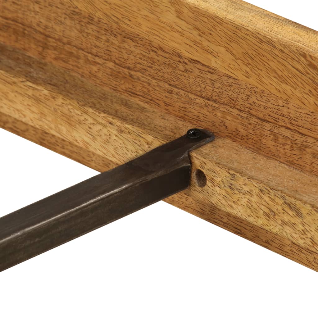 Bed Frame Solid Mango Wood 160x200 cm