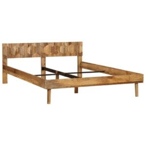 Mango Bed Frame Solid Wood 160x200 cm