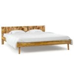 Mango Bed Frame Solid Wood 160×200 cm 1