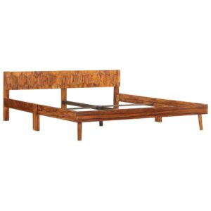 Bed Frame Solid Sheesham Wood 180x200 cm