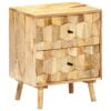 Bedside Cabinet 40x30x50 cm Solid Mango Wood