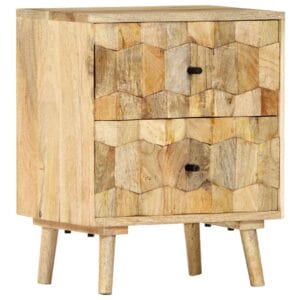 Bedside Cabinet 40x30x50 cm Solid Mango Wood
