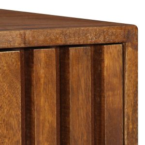 Bedside Cabinet 40X30X50 Cm Solid Mango Wood